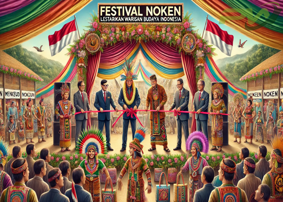 Menkebud Buka Festival Noken