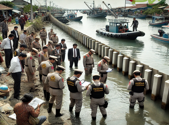 Menyelidiki Pemasangan Pagar Laut