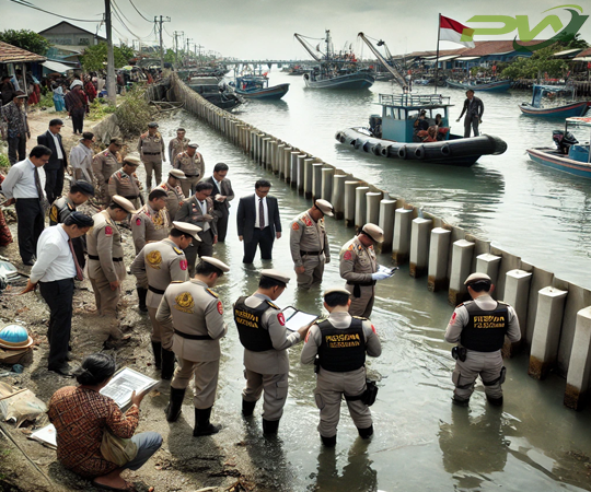 Menyelidiki Pemasangan Pagar Laut