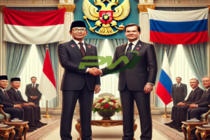 Prabowo Dengan PM Rusia