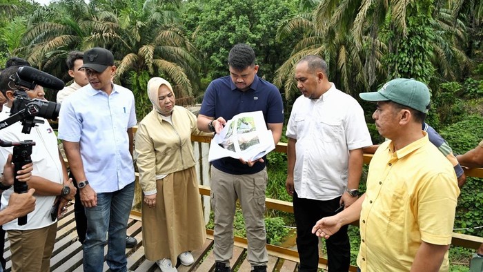 Bobby Ambil Alih Pembangunan 7 Jembatan Langkat yang Sempat Terbengkalai